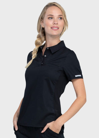 Cherokee Workwear Revolution Women's Snap Front Polo Shirt
