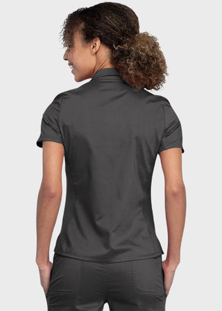 Cherokee Workwear Revolution Women's Snap Front Polo Shirt