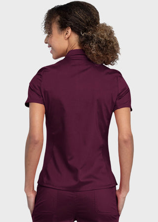 Cherokee Workwear Revolution Women's Snap Front Polo Shirt