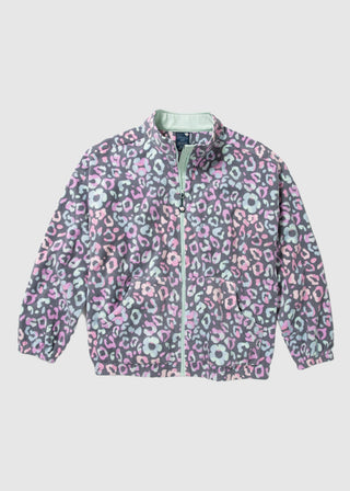 Zoe+Chloe Women's Boxy Fit Printed Fleece Jacket