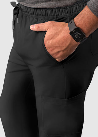 Adar Men's Go-Everyday Cargo Scrub Set