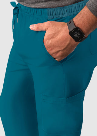 Adar Men's Go-Everyday Cargo Scrub Set