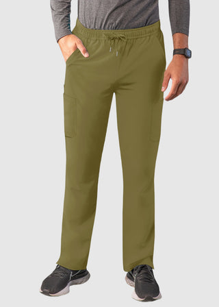 Adar Men's Go-Everyday Cargo Scrub Set