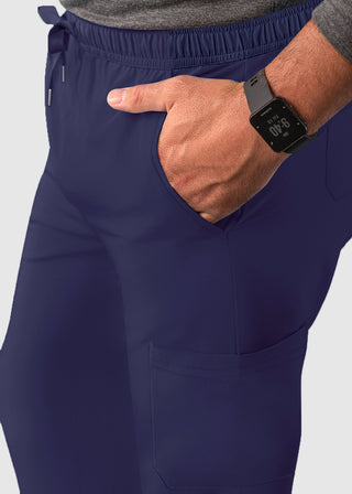 Adar Men's Go-Everyday Cargo Scrub Set