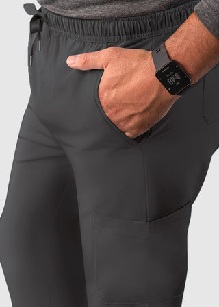 Adar Men's Go-Everyday Cargo Scrub Set