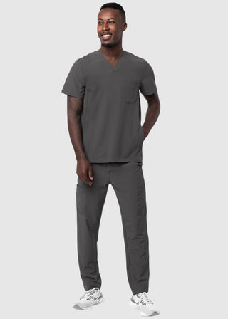 Adar Men's Go-Everyday Cargo Scrub Set