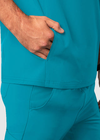 Adar Men's Go-Everyday Cargo Scrub Set