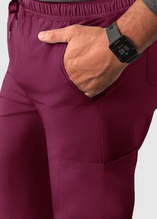 Adar Men's Go-Everyday Cargo Scrub Set