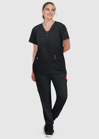 Koi Betsey Johnson Kennedia Women's Scrub Top