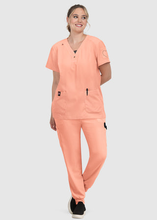 Koi Betsey Johnson Kennedia Women's Scrub Top