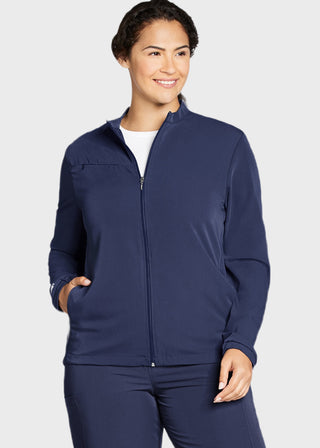 Jockey Classic Unisex Zip And Go Solid Scrub Jacket