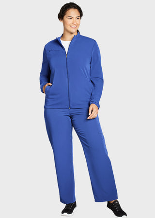 Jockey Classic Unisex Zip And Go Solid Scrub Jacket