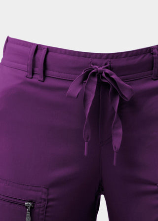 Adar Pro Women's Slim Fit Utility Scrub Tall Pant