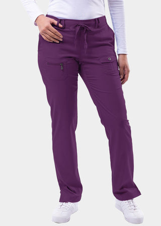 Adar Pro Women's Slim Fit Utility Scrub Tall Pant