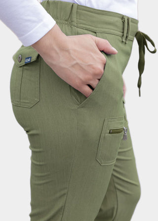 Adar Pro Women's Slim Fit Utility Scrub Pant