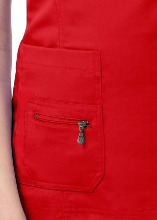 Adar Pro Women's Elevated Solid Scrub Top