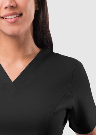 Adar Pro Women's Elevated Solid Scrub Top