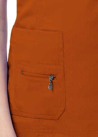 Adar Pro Women's Elevated Solid Scrub Top