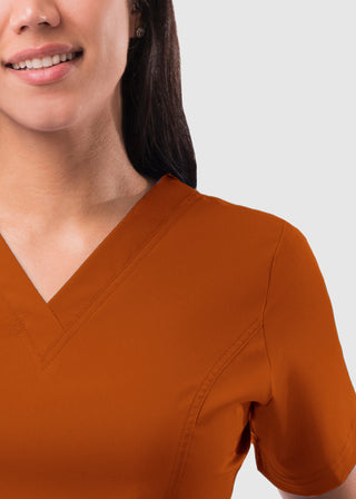 Adar Pro Women's Elevated Solid Scrub Top
