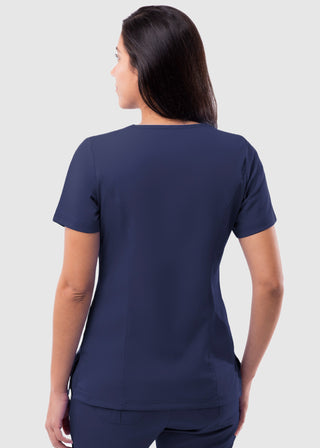 Adar Pro Women's Elevated Solid Scrub Top