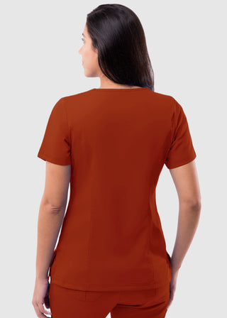 Adar Pro Women's Elevated Solid Scrub Top