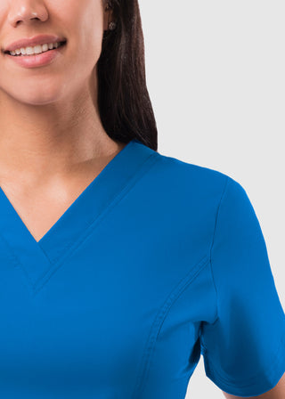 Adar Pro Women's Elevated Solid Scrub Top