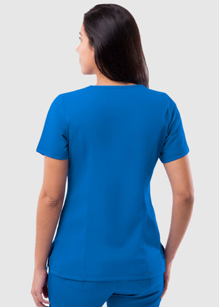 Adar Pro Women's Elevated Solid Scrub Top