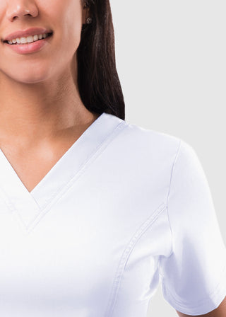 Adar Pro Women's Elevated Solid Scrub Top