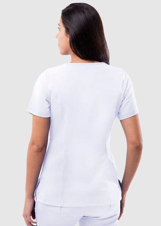 Adar Pro Women's Elevated Solid Scrub Top