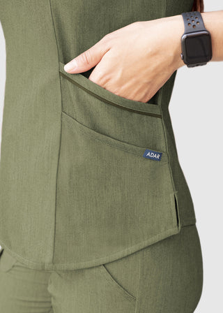 Adar Pro Women's Athletic Jogger Scrub Set