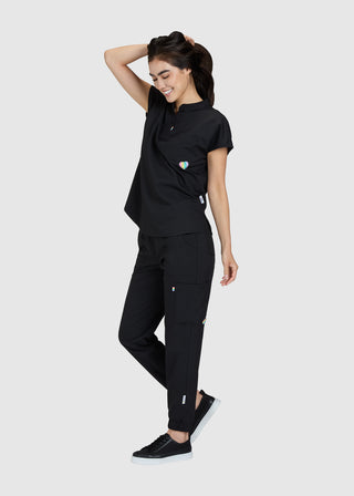 Koi Smiley World x Dreamy Women's Limited Edition Scrub Top