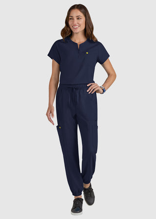 Koi | SmileyWorld Jolly Women's Jogger-Style Scrub Pants