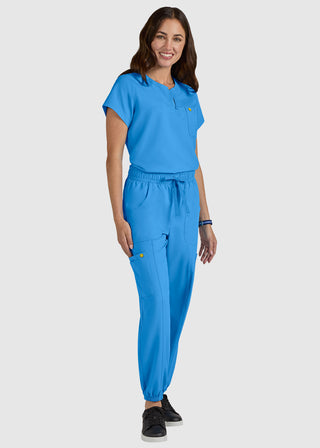 Koi | SmileyWorld Jolly Women's Jogger-Style Scrub Pants