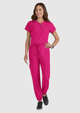 Koi | SmileyWorld Jolly Women's Jogger-Style Scrub Pants