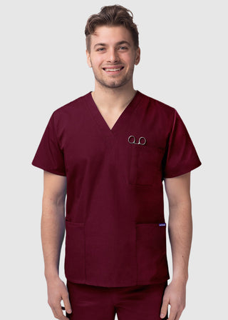 Adar Sivvan Unisex V-Neck And Drawstring Pant Scrub Set