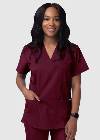 Adar Sivvan Unisex V-Neck And Drawstring Pant Scrub Set