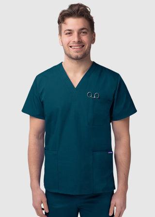 Adar Sivvan Unisex V-Neck And Drawstring Pant Scrub Set