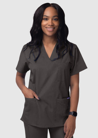 Adar Sivvan Unisex V-Neck And Drawstring Pant Scrub Set