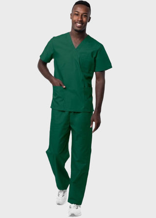 Adar Sivvan Unisex V-Neck And Drawstring Pant Scrub Set