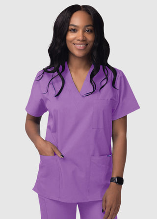 Adar Sivvan Unisex V-Neck And Drawstring Pant Scrub Set