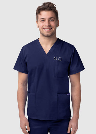 Adar Sivvan Unisex V-Neck And Drawstring Pant Scrub Set