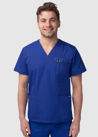 Adar Sivvan Unisex V-Neck And Drawstring Pant Scrub Set