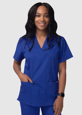 Adar Sivvan Unisex V-Neck And Drawstring Pant Scrub Set