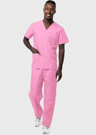 Adar Sivvan Unisex V-Neck And Drawstring Pant Scrub Set