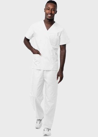 Adar Sivvan Unisex V-Neck And Drawstring Pant Scrub Set